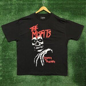 The Misfits Legacy of Brutality Punk Rock Band T-Shirt Size 2XL